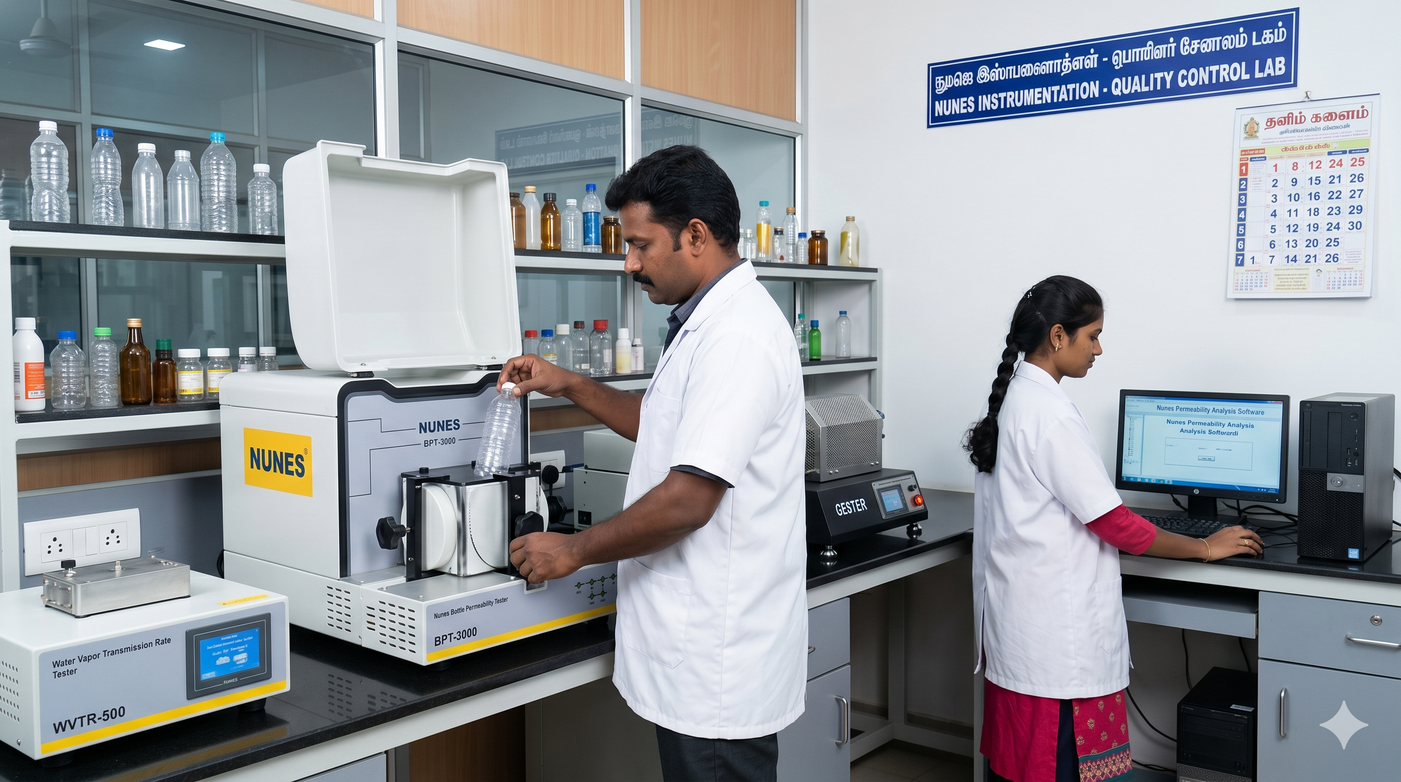Bottle Permeability Testers